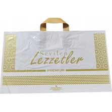 Tatlı Poşeti (Kulplu) 1000 gr 50X27 cm - 50 Adet