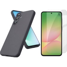 Coolacs Samsung Galaxy A57 ile Uyumlu Kılıf Esnek Premium Telefon Kılıfı ve Temperli Cam Ekran Koruyucu