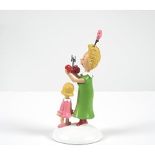 Department 56 Dr. Seuss The Grinch Village Aksesuarları Cindy Lou Who's Surprise Heykelcik, 8,5 Cm, Çok Renkli