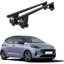 Today Auto Royal Hyundai I10 (2019 ve Sonrası) Uyumlu Siyah Kilitli Ara Atkı Port Bagaj Tavan Barı