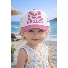 Aydın Şapkacınız 1-3 Yaş Kız Çocuk Siperli Şapka Cırtlı Ayarlanabilir Günlük Kullanım