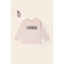 Vauva Sweat Uzun Kollu Ince Tişört Baskılı Uzun Kollu Kız Erkek Sweat