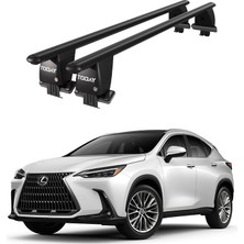 Today Auto Royal Lexus Nx (2014 ve Sonrası) Uyumlu Siyah Kilitli Ara Atkı Port Bagaj Tavan Barı