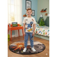 Alyakids Erkek Çocuk Dinozor ve Köpek Balığı Baskılı Alt Üst Takım