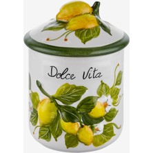 Edelweiss Italy Limone E Arancia Lime Seramik Saklama Kabı