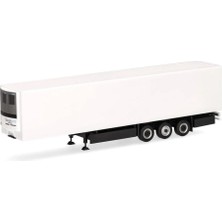 Herpa 77071 1/87 Ölçek, 15 Metre Krone Soğutuculu Kapalı Tır Dorsesi, Beyaz, Sergilemeye Hazır Model Araç
