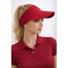 Aydın Şapkacınız Kadın Uv Korumalı Vizör Şapka – Rahat Esnek Lüks Tasarım | Tenisçi Stil Güneş Koruyucu Spor Şapka