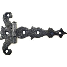 Nexgen Eco Lounge Antika Tarz Dekoratif Pirinç Kuyruklu Kelebek Menteşe - 63X100 Mm, Oksit