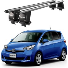 Today Auto Royal Toyota Ractis / Verso S (2010-2017) Uyumlu Gri Kilitli Ara Atkı Port Bagaj Tavan Barı