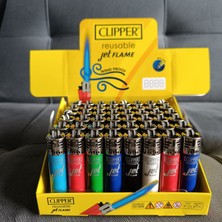 Taşlı Jet Flame Çakmak 8 Adet