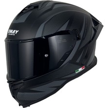 Sway Sw 867 Asphalt Black Grey Kask - Motodede