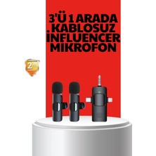 Feedback Kablosuz Mikrofon - Telefon ve Bilgisayar Uyumlu