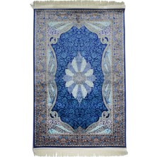 Kilim Co. Klasik Madalyon Desenli Bambu Salon Antre Yatak Odası Mutfak Halısı