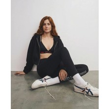 More Active Indo Fermuarlı Kapüşonlu Crop Hoody