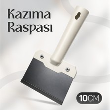 Badem10 (1 Adet) 2202 Premium Krem 10 cm Kazıma Raspa Duvar Boya Kazıma Raspası Dayanıklı Metal Kazıyıcı