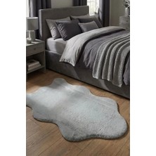 Dekozer Puffy Yumuşak Peluş Post Halı | Kaymaz,yıkanabilir,antre,hol,giyinme Odası, Makyaj Masası Halısı