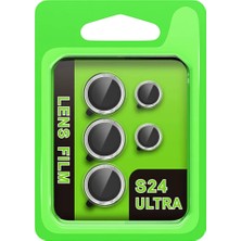 Paxteks Newface Samsung Galaxy S24 Ultra Raze Metal Kamera Lens - Gümüş