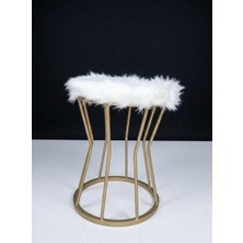 Oruç Metal Destan Bonj Renk Metal Beyaz Peluş Puf