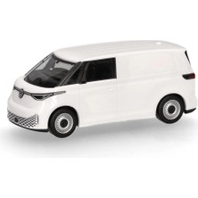 Herpa 421164 1/87 Ölçek, Vw Id. Buzz Cargo Kamyonet, Beyaz, Sergilemeye Hazır Model Araç