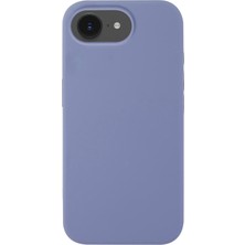 Case World Apple iPhone 16E ile Uyumlu Kapak Kamera Bölümü Açık Içi Kadife Lansman Silikon Kılıf - Petrol Mavisi