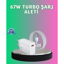 Zero Land Techmrt 67 Watt Güçlü Turbo Şarj Aleti Samsung Note 10 Note 20 Uyumlu