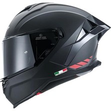 Sway Sw 867 Red Strip Full Face Kask - Motodede
