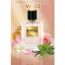 Parisa W-02 Coco Madame Edp 50 ml - Gül & Paçuli Notalı Modern Şipre Kadın Parfümü PRSW02