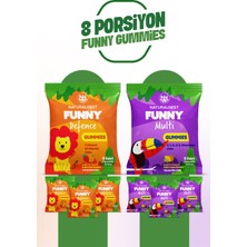 Naturalnest Funny Multi & Defence Gummies Set — X4 Multi - X4 Defence 64 Çiğnenebilir Jel
