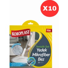 Koroplast Temizlik Seti Yedek Mikrofiber Bez X10