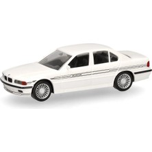 Herpa 421201 1/87 Ölçek, Bmw Alpina B12 5.7 (E38), Beyaz, Sergilemeye Hazır Model Araç