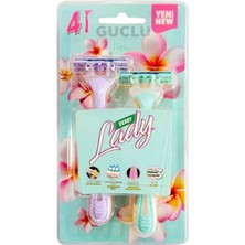 Derby Lady Platinum 3 Bıçaklı Tıraş Bıçağı 4'lü Paket