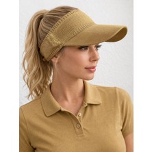 Aydın Şapkacınız Kadın Uv Korumalı Vizör Şapka – Rahat Esnek Lüks Tasarım | Tenisçi Stil Güneş Koruyucu Spor Şapka