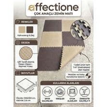 Affectione Damla Desen Tatami Minderi 100X100 20MM Çift Taraflı Kullanım Çift Taraflı Renk