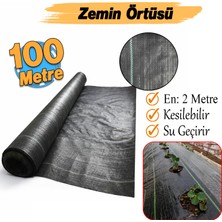 Badem10 (100 Metre) Yer Sergenliği Jut En: 200 cm Malç Sera Taban Gölge Sergenlik Örtüsü Yabani Ot Engelleme