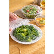 İliva 100 Adet Pratik Tazeliği Koruyan Tencere ve Tabak Bonesi | Çok Amaçlı Kapak Gıda Bonesi