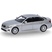 Herpa 430791-005 1/87 Ölçek, Bmw 3 (G20), Gümüş, Sergilemeye Hazır Model Araç