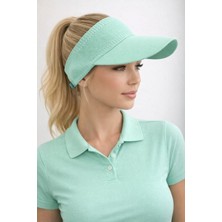 Aydın Şapkacınız Kadın Uv Korumalı Vizör Şapka – Rahat Esnek Lüks Tasarım | Tenisçi Stil Güneş Koruyucu Spor Şapka