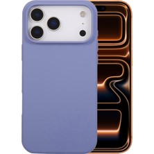 Caseart Apple iPhone 17 Pro ile Uyumlu Kapak Kamera Bölümü Açık Içi Kadife Lansman Silikon Kılıf - Petrol Mavisi