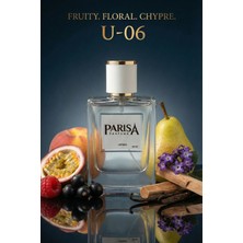 Parisa U-06 Magic Edp 50 ml - Tropikal Meyve & Çiçek Notalı Tatlı Şipre Unisex Parfüm PRSU06