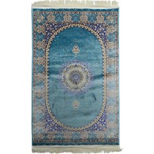 Quality Halı Klasik Madalyon Desenli Bambu Salon Antre Yatak Odası Mutfak Halısı