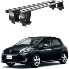 Today Auto Royal Subaru Trezia (2011 ve Sonrası) Uyumlu Gri Kilitli Ara Atkı Port Bagaj Tavan Barı