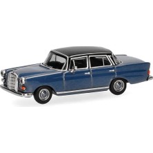 Herpa 430739-004 1/87 Ölçek, Mercedes-Benz 200 Kırlangıç Kasa, Mavi-Beyaz, Sergilemeye Hazır Model Araç