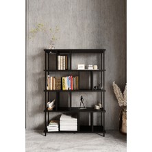 KODIGU 5 Raflı Kitaplık - Kitaplık - 130CM x 90CM x 30CM Kitaplık - Çevir Kur Kitaplık | Kitaplık
