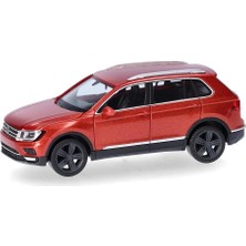 Herpa 038607-007 1/87 Ölçek, Vw Tiguan, (Ad1), Metalik Turuncu, Sergilemeye Hazır Model Araç