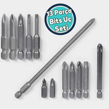 Nzb Matkap Bits Uç Vidalama Ucu Düz Yıldız Torx Uç (13 Parça)