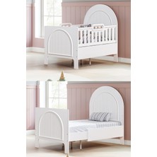 Setay Mdf Beşik, Athena Büyüyen Beşik 90X130 - Athena Karyola 90X190