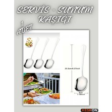 Keskon 20 cm Metal Servis Spatulası (1 Adet) – Dayanıklı ve Pratik Pasta, Kek ve Tatlı Servis Aparatı