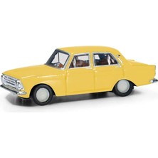 Herpa 066877 1/120 Ölçek, Moskwitsch 408, Sarı, Sergilemeye Hazır Model Araç