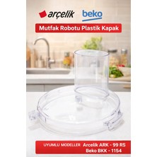Öz Beyaz Eşya Arçelik-Ark 99 Rs Blender Doğrayıcı Plastik Kapak (Orjinal Yd Parça)
