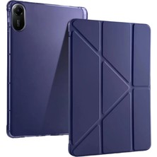 MK Beykoz Newface Xiaomi Redmi Pad 2 Kalemlikli Mars Tablet Kılıfı - Lacivert